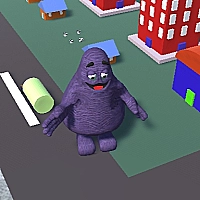 Grimace Shake City Chaos Game Cover