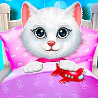 Kitty Bedtime Activities Game Cover