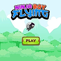 Ninja flying boy Game Cover
