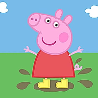 Peppa Pig Family Coloring Game Cover