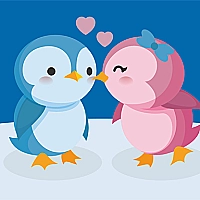 Cute Penguin Puzzle Game Cover