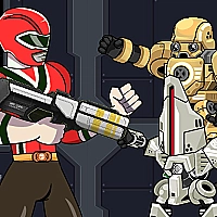 Power Rangers War Machine Game Cover