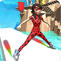 Ladybug Skating Rink Sky Game Cover