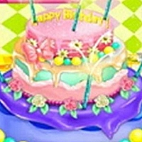 Little Girl Birthday Cake Game Cover