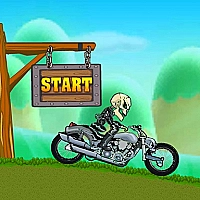 Motor Bike Hill Racing 2D Game Cover