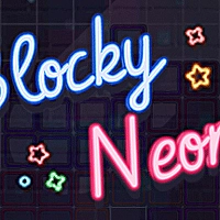 Blocky Neon Game Cover