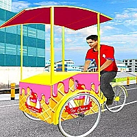  City Ice Cream Man Free Delivery Simulator 3 Game Cover