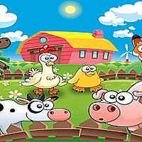Farm Animals Learning Game Cover
