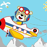 Friendly Airplanes For Kids Coloring Game Cover