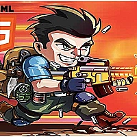 Gun Metal War 2D Mobile Game Cover