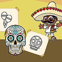 Crazy Mexican Coloring Book Game Cover