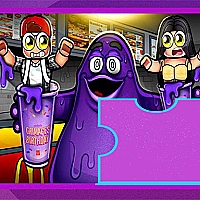 Grimace Shake Puzzle Game Cover