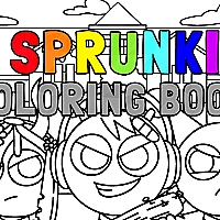 Sprunki Coloring Book game Game Cover