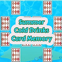 Summer Cold Drinks Card Memory Game Cover