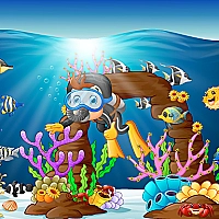 Water Dive 2D: Underwater Survival Game Cover