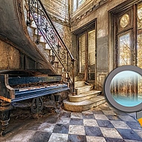 Abandoned Room Hidden Numbers Game Cover