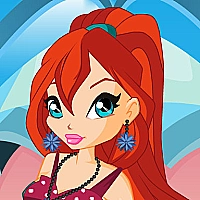 Bloom Lovely Girl Dress Up Game Cover