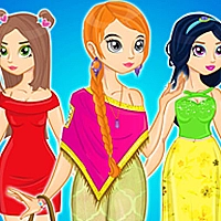 Dress Up The Girl Game Cover