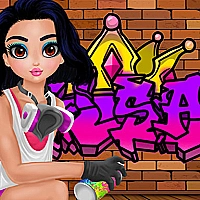 Princess Cool Graffiti Game Cover