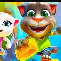 Talking Tom Runner Game Cover