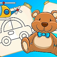 New Kids Coloring Book Game Cover