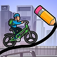 Draw The Bike Bridge Game Cover
