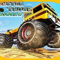 Monster Trucks Jigsaw Game Cover