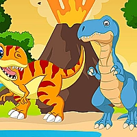 Dino Jigsaw Game Cover