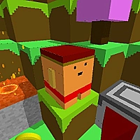 Blocky Rush Downhill Game Cover