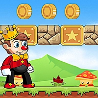 Clown Super Mario Adventures Game Cover
