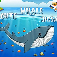 Cute Whale Jigsaw Game Cover