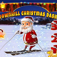 Downhill Christmas Dash Game Cover
