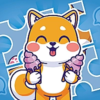 Puzzle Cute Puppies Game Cover
