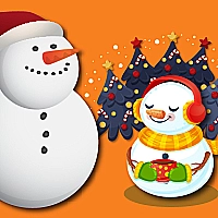 Gravity Snowman Christmas Game Cover