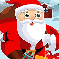 Santa on skates Game Cover