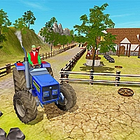 Tractors Simulator 3D: Game Cover
