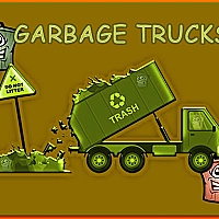 Garbage Trucks - Hidden Trash Can Game Cover
