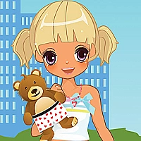 Little Girl Dress Up Game Cover