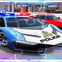 Police Cars Match3 Puzzle Slide Game Cover