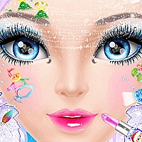 Christmas Makeup Salon Game Cover