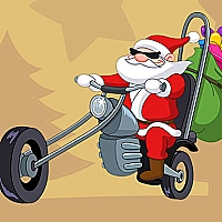 Santa Driver Coloring Book Game Cover