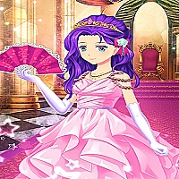 Anime Princesses Dress Up Game Cover