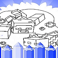 Axolotl Minecraft Coloring Pages Game Cover