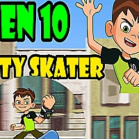 Ben 10 Gravity Skater Game Cover