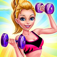 Fitness Girl Dress Up Game Cover
