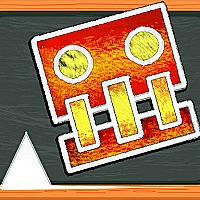 Geometry Dash Blackboard Game Cover