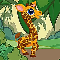 Giraffe Jigsaw Game Cover