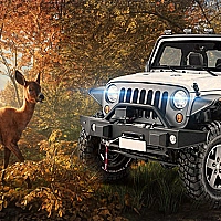 Safari Jeep Car Parking Sim: Jungle Adventure Game Cover