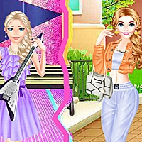 Sisters Street Style VS Stage Style Game Cover