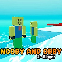 Nooby And Obby 2 Player Game Cover